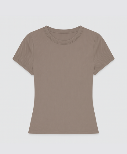 Camiseta modal premium moca