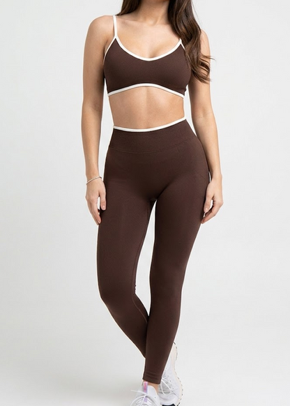 Sujetador Deportivo Sculpt Chocolate