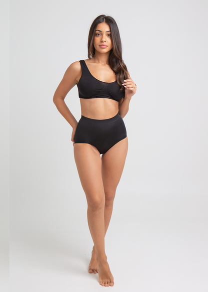 Braguita reductora diaria control abdomen Negra