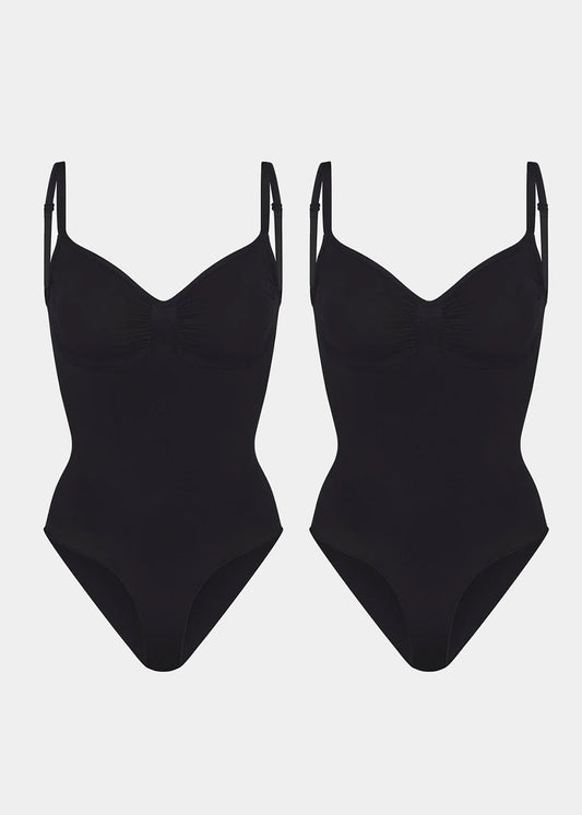 Pack 2 Bodies Reductores Negros Control Total